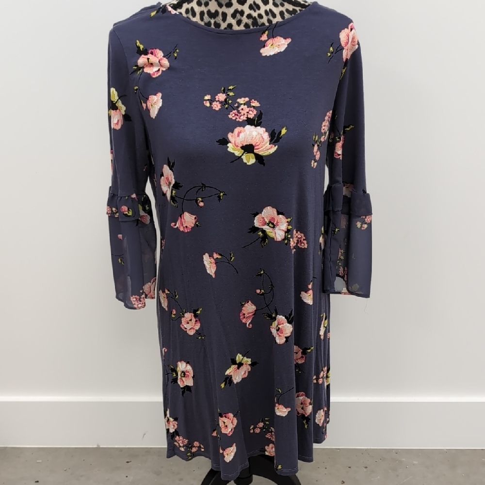 Purple Floral Dress
